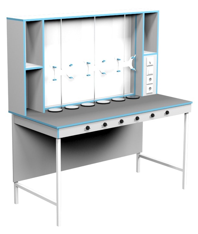 Стол для титрования LABORATOROFF СТ.СТДЯ.120.60.165.Л16 Мебель лабораторная