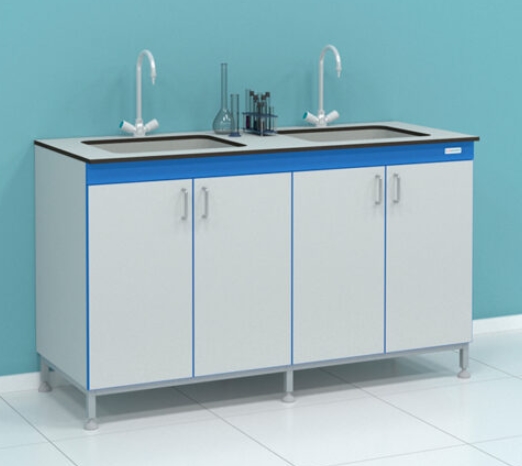 Мойка лабораторная с двумя чашами LABORATOROFF СТ.МЛ2П.150.60.90.П16 Мельницы